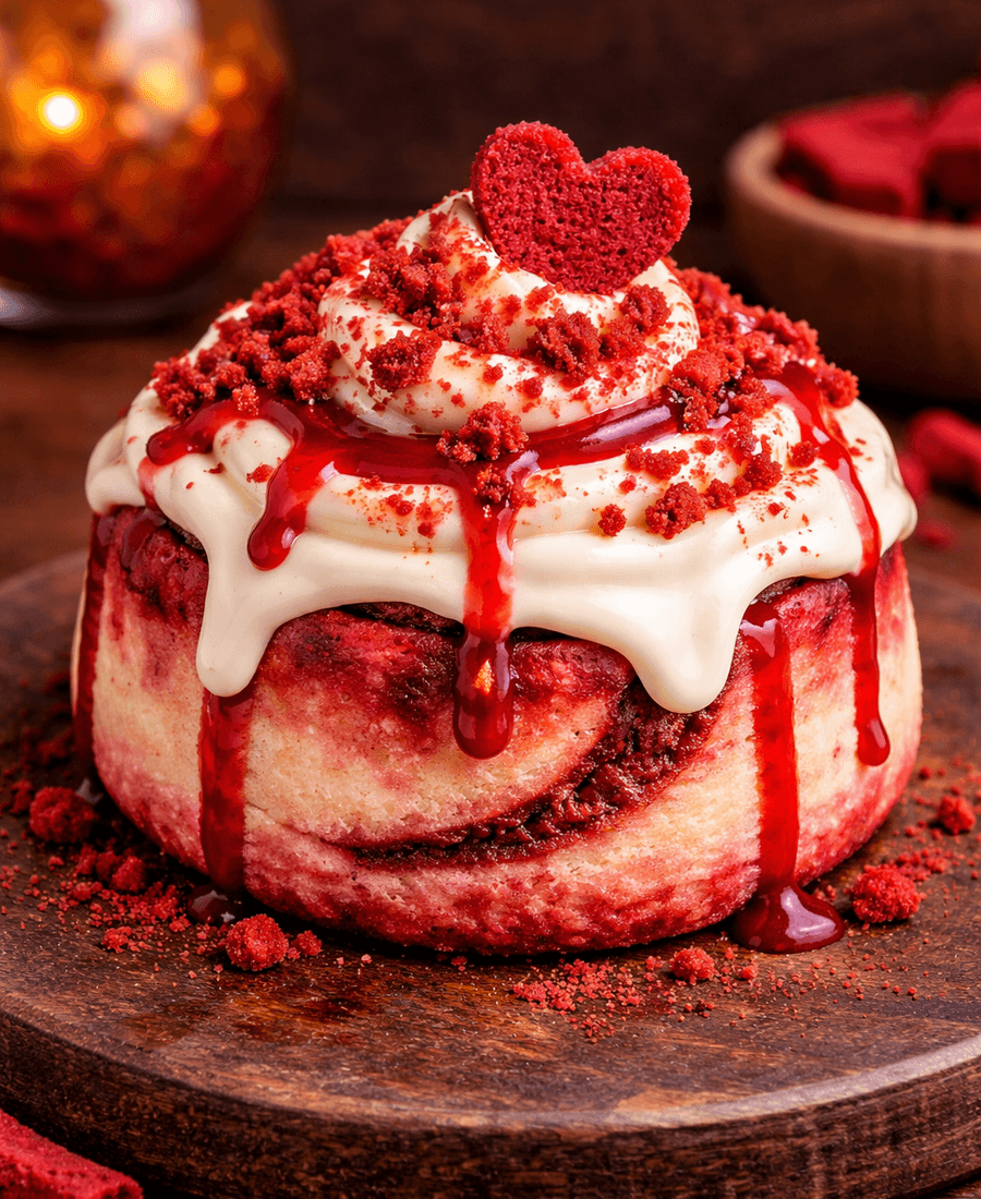 Red Velvet cinnamon roll