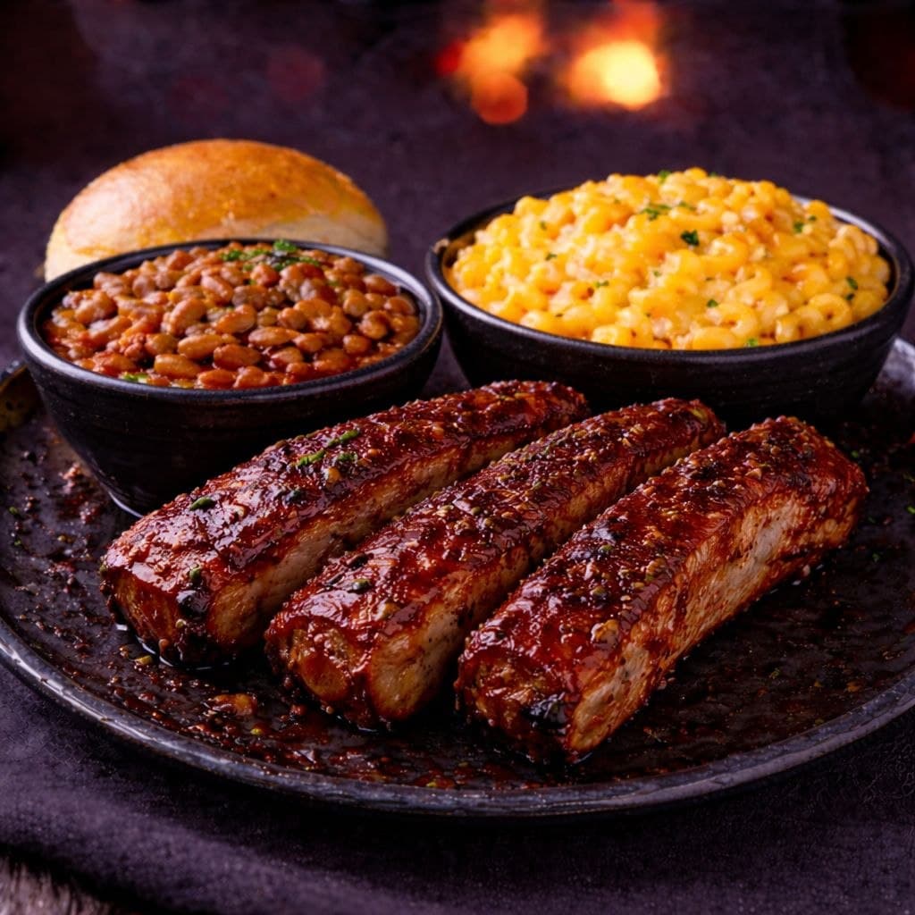 Rib Dinner Plate
