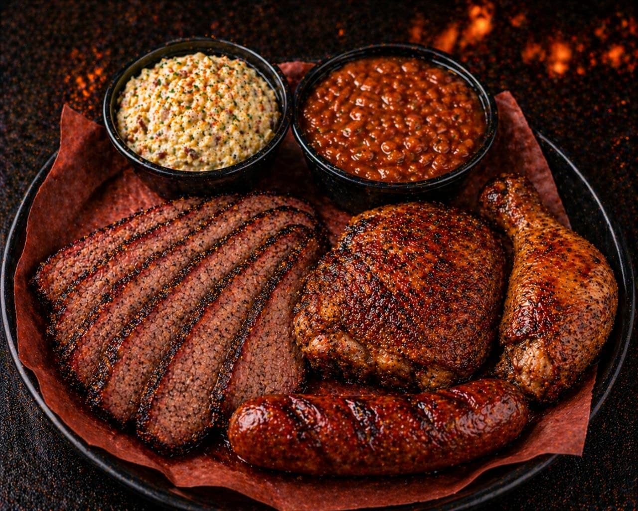 Three-Meat Combo Plate